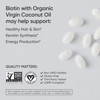 Sports Research Biotin with Coconut, Dietary Supplement, Softgels - image 4 of 4