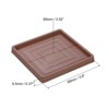 Unique Bargains Square Non-Slip Chair Leg Floor Protectors for Bed Stopper 8 Pcs - 2 of 4