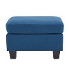 CAVINAS Ottoman Foot Rest, Ottoman Bed with Cushions, Birch Legs Footrest Ottoman for Bedroom, Living Room - 2 of 4