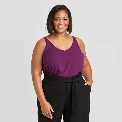 women's violet woven backless mules