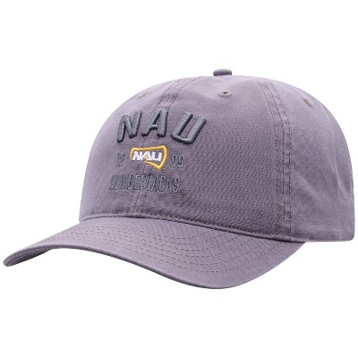 NCAA Northern Arizona Lumberjacks Men's Skill Gray Garment Washed Canvas Hat