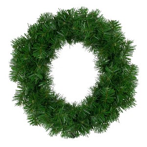 Northlight 18" Unlit Deluxe Windsor Pine Artificial Christmas Wreath - 1 of 3