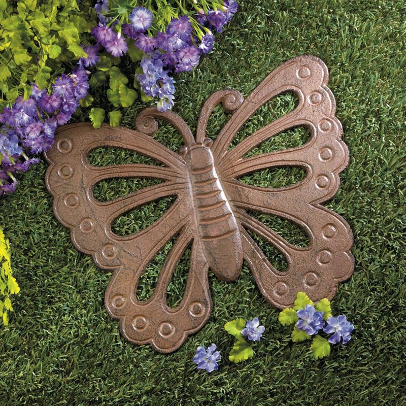 Cast Iron Butterfly Stepping Stone Brown - Zingz &#38; Thingz, 3 of 11