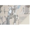 Azure Modern Watercolor Ivory/Gray/Blue Area Rug - 3 of 4