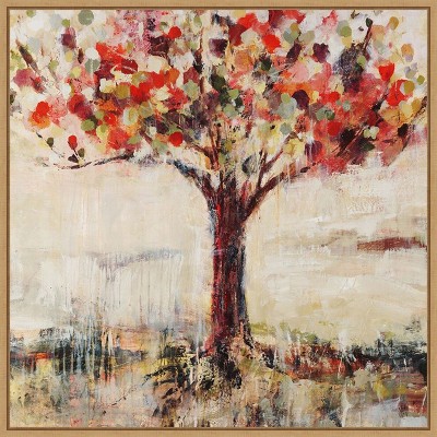 Amanti Art Candy Tree by Jodi Maas Canvas Wall Art Print Framed 22-in. x 22-in.