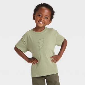 Toddler Boys' Short Sleeve Oversized T-Shirt - Cat & Jack™ - 1 of 3