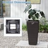 Costway 30” Tall Flower Pot Set of 2 Planter Pots with Open-ended Base & Non-woven Soil Bag - 3 of 4