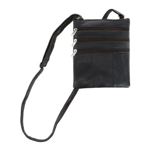 London Stitch Women's Leather Phone Pocket Crossbody Handbag - 1 of 4
