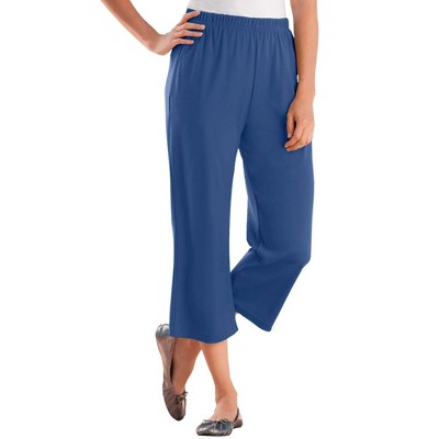 Woman Within Plus Size Petite 7-Day Knit Capri