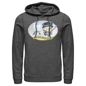 Men's Batman Christmas Naughty Penguin Pull Over Hoodie - 1 of 3