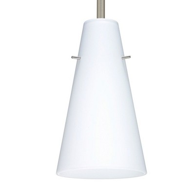 Besa Lighting Cierro 1 - Light Pendant in  Satin Nickel