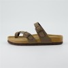 CUSHIONAIRE Luna Cork Footbed Women's Sandals-Comfortable Slip-On Slides with Adjustable Straps & Memory Foam|Beach Essential Summer Sandals for Women - 2 of 4