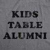 Mens Kids Table Alumni Tshirt Funny Thanksgiving Dinner Sarcastic Holiday Family Tee - Crazy Dog Men's T Shirt - image 2 of 4