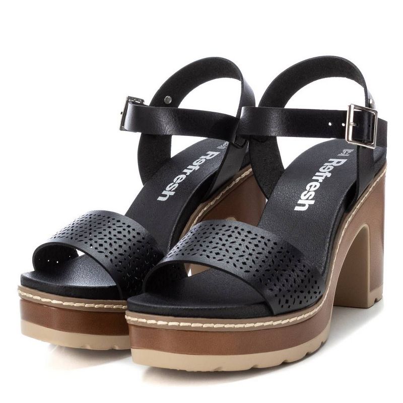 Refresh Women's Casual Heeled Platform Sandals 170777, 5 of 6