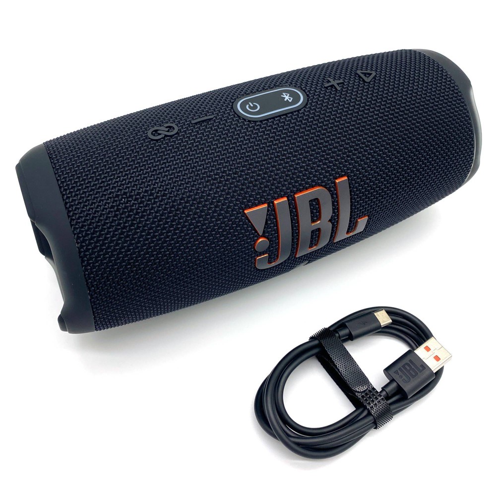 Refurbished JBL Charge 5 Portable Bluetooth Waterproof Speaker - Black - Target Certified Refurbished