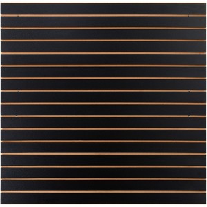 VEVOR Slatwall Panels, Garage Wall Panels(Set of 2 Panels), Heavy Duty Garage Wall Organizer Panels Display, Black - 1 of 4
