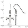 Black Bow Jewelry Sterling Silver Tennessee Volunteers NCAA Dangle Earrings - 2 of 3