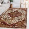 Modern Abstract Distressed Cracks Indoor Runner or Area Rug by Blue Nile Mills - 2 of 4