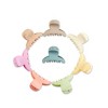 scunci Kids Mini Claw Clips - Matte Pastels - 8pcs - 3 of 4