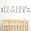 Big Dot of Happiness Boho Botanical Baby - Peel and Stick Greenery Party Standard Banner Wall Decals - Baby - 2 of 4