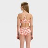 Girls' Geo Daisy Bikini and Dress Cover Up Set - art class™ - 2 of 4