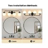 KAISITE 3 - Light Dimmable Vanity Light Black Bathroom Light Fixture - 3 of 4