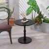 Modern Round Couch Side Table, Small Accent End Table for Living Room, Bedroom, Corner or Office, Drink Table for Small Spaces - Cuddlewood - 3 of 4