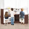 Honeyjoy Corner Play Kitchen with Ice Maker Microwave Oven for Kids 3+ Years Old Wooden Toy - 4 of 4