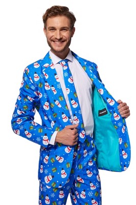 Christmas suit outlet blue