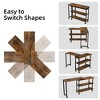 Whizmax 360° Rotatable Sofa Side Table Mobile End Table with 2-Tier Storage Shelves for Home - 3 of 4