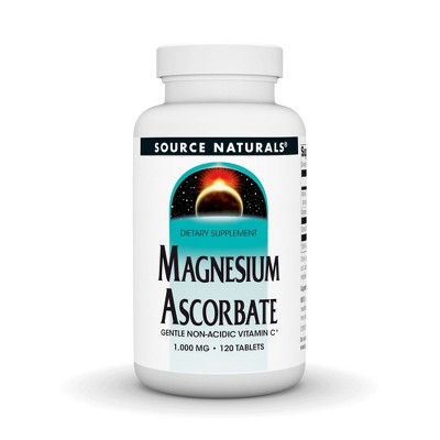 Magnesium Ascorbate 1000 mg by Source Naturals, Inc.  -  120 Tablet