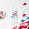 Simply Sage Market She Loves America Checkered Short Sleeve Tee - 3 of 4