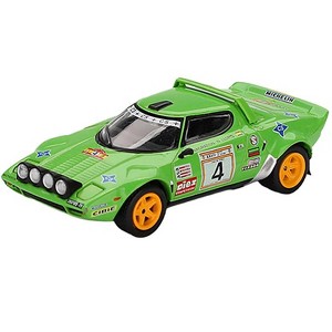 Lancia Stratos HF #4 Jorge de Bagration - Nuria Llopis Champion "Spanish Rally" (1979) Ltd Ed 1/64 Diecast Model Car by Mini GT - 1 of 4
