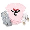 Simply Sage Market Women's Cow and Bandana Short Sleeve Graphic Tee - 3 of 4