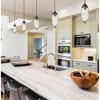 Arden 1-Light Pendant - Chic Iron Lighting with Elliptical Glass Shade, Damp Rated - 2 of 4