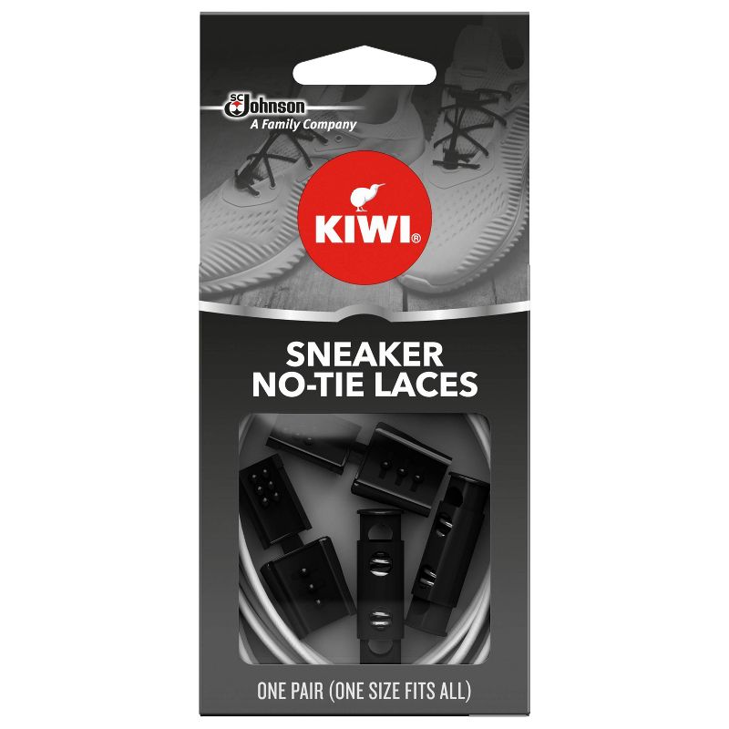 KIWI Sneaker No Tie Shoe Laces - White 1 pair, 4 of 7