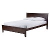 Spuma Contemporary Bed Wood/Cappuccino - Baxton Studio - 2 of 4