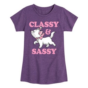 Girls' - Disney - The Aristocats Fitted Short Sleeve Graphic T-Shirt - 1 of 4