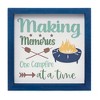 Melrose Wood Framed Camping Sentiment Sign (Set of 4) - 4 of 4
