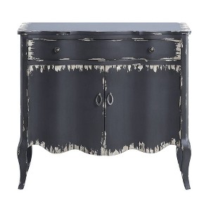 Acme Furniture Deianira Decorative Storage Cabinet Antique Gray Finish - 1 of 4