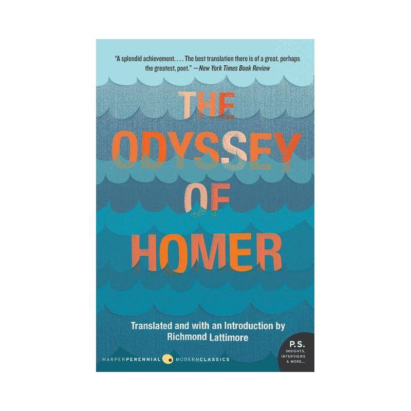 The Odyssey of Homer - by  Richmond Lattimore (Paperback), 1 of 2