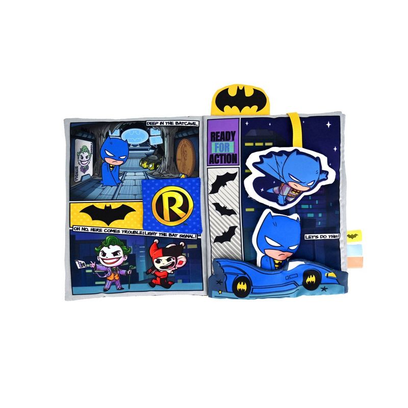 Warner Brothers Batman and DC Super Hero Deluxe Comic Soft Book - Brave Little Heroes, 3 of 6
