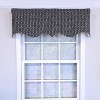 RLF Home 100% Cotton Sassari Regal With Poly/Cotton Ivory lining Rod Pocket Valance 50" x 15" Iron - 2 of 4