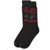 Memoi Men's Aint' My First Rodeo Bamboo Blend Novelty Crew Socks - 3 of 4