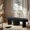 Meridian Furniture,Wilshire Boucle Fabric Bench - 2 of 4