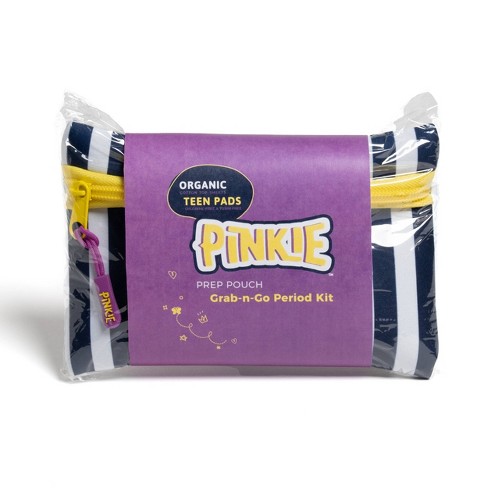 Pinkie First Period Prep Pouch With 4 Ultra-thin Organic Cotton Topsheet  Pads - 4ct : Target