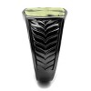 Slickblue Light Black IP Stainless Steel Ring, Topaz Jade Center Stone, Statement Men’s Ring, Topaz, Size 8-13 - 4 of 4