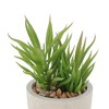 Unique Bargains Artificial Plants Plastic Green 2.76"x2.76"x3.54" 1 Pcs - 4 of 4