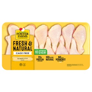 Foster Farms Fresh & Natural USDA Chicken Drumsticks Value Pack - 3-7lbs - price per lb - 1 of 4