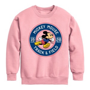 Boys' - Disney - Mickey & Friends Graphic Long Sleeve Fleece Sweatshirt - 1 of 4